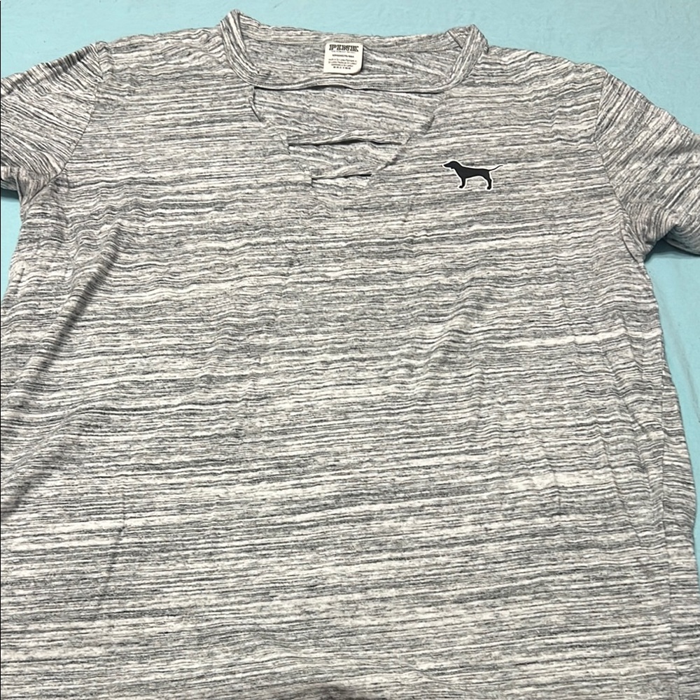 Gray Striped Women’s  Shirt